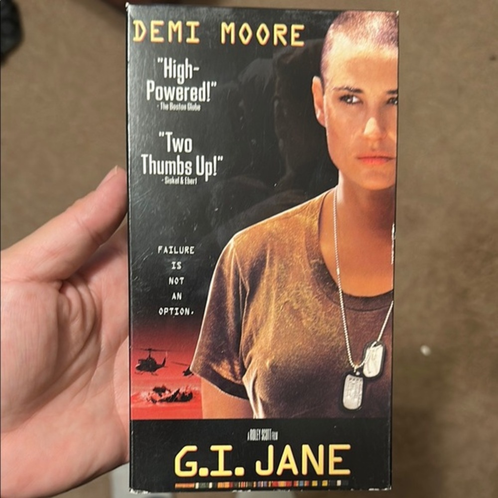EUC G.I. Jane VHS Tape 🌙 🌙